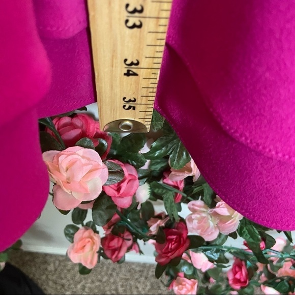 🌹Chelsea28 Fuchsia Pink Ruffle Hem Dress 8 Party - Picture 6 of 6